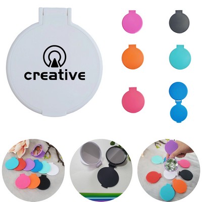 Multi - Color Compact Folding Hand Mirror