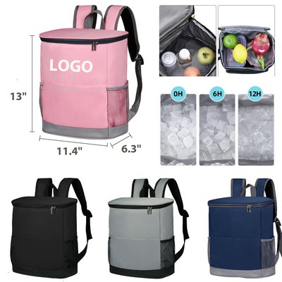 Spacious Insulated Oxford Backpack for Camping