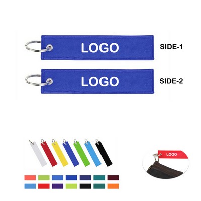 Custom Double-Sided Sublimated Luggage Keychain