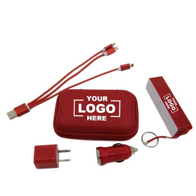 Portable Power Bank Charging Kit Set