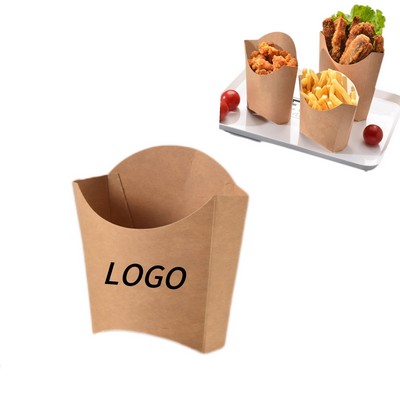 Disposable Kraft Paper French Fries Box