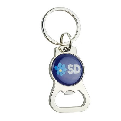 Full Color Metal Bottle Opener Keychain