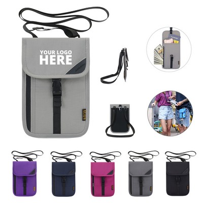 Travel Neck Pouch Passport Holder