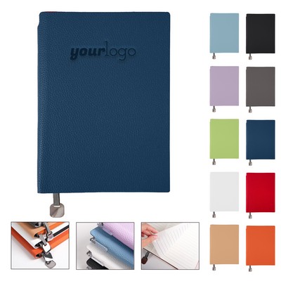 A5 Litchi Texture Notebook