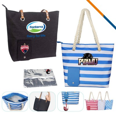 Vinzo Beach Wine Cooler Tote Bag