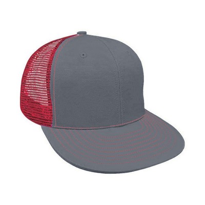 Meshback Dad Cap Hook / Loop USA Made / Union-Contrast Back