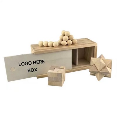 Wooden Puzzle Brain Teaser