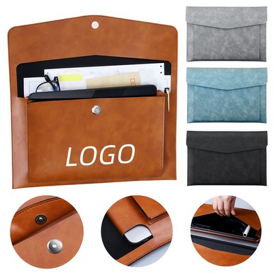 A4 Leather Document Bag