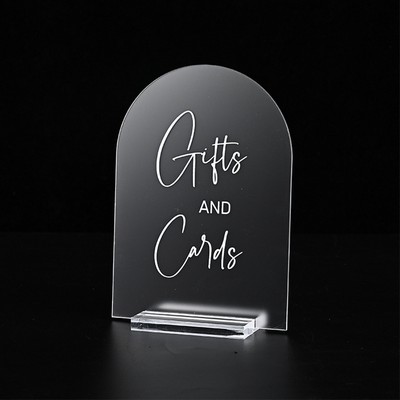 Arch Acrylic Wedding Table Numbers