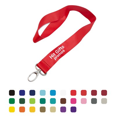 1" Lanyard w/ Oval Snap Hook