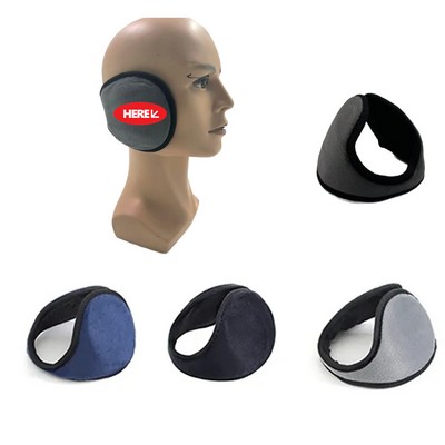 Fleece Ear Warmers Foldable Earmuff