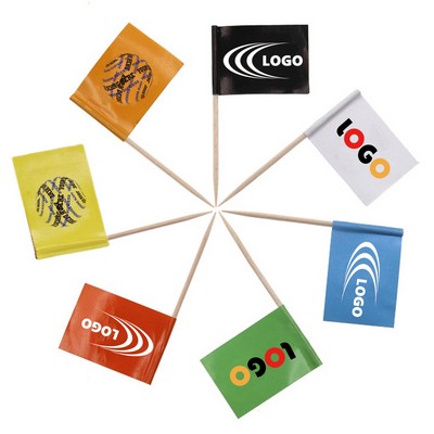 Custom Full Color Toothpick Flags