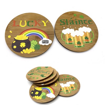 Solid Wood Color Coaster