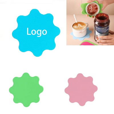 Silicone Grip Jar Opener - Effortless Twist for Stubborn Lids