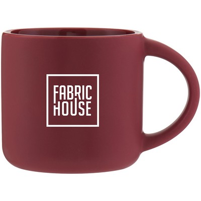 20 oz Minolo Ceramic Coffee Mug (Matte Maroon)