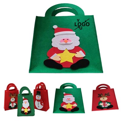 Felt Christmas Tote Bag