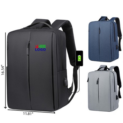 Laptop Backpack with USB Charging Port