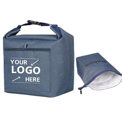 Folding Oxford Cloth Insulated Lunch Bag