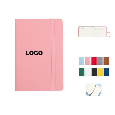 PU Notebook W/ Elastic Closure