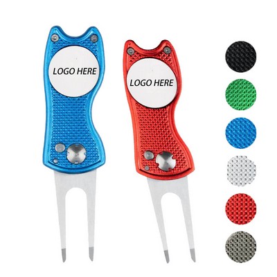 Golf Divot Tool Steel Fork