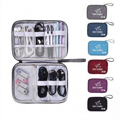 Portable Digital Accessory Organizer Travel Tech Bag