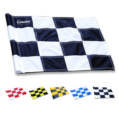 Rotating Tube Full Color Golf Pin Flag