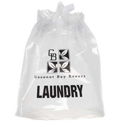 Poly-Draw Bag - Flexo Ink Print (9 1/2" x 12")