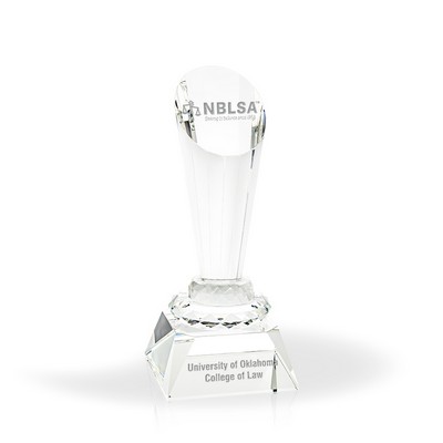 Titan Crystal Award with Clear Base