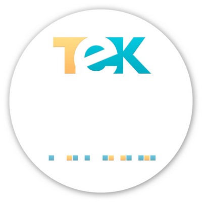 Laminated Name Badge (3") Circle - No Personalization