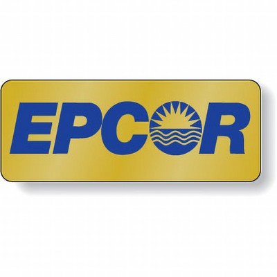 Dull Gold Foil Paper Roll Labels Stock Rectangle (1.125"x2.875")