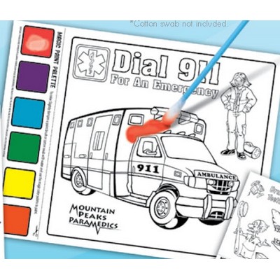 11.75" x 14.75" Custom Watercolor Paint Sheet Jumbo