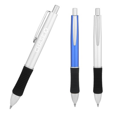 Delray Ballpoint Click Pen (Silver)