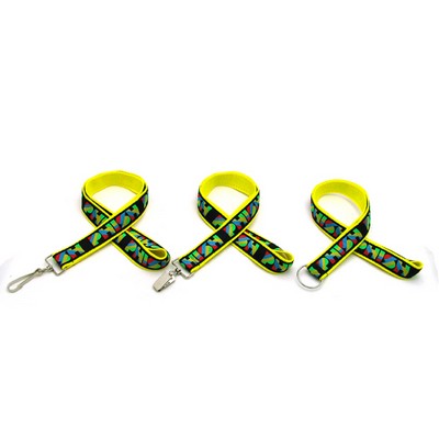 Woven Lanyard w/Key Ring