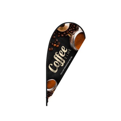 Flex Blade® Flag Only, Double-Sided Teardrop Banner Flag 6'H
