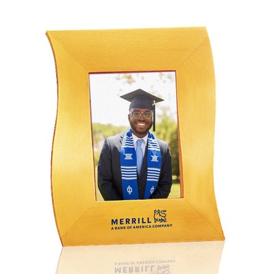 Wave Design Wood Frame (3-1/2" x 5" Photo)