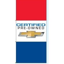 Double Faced Interceptor® Drape Flags (Certified Pre-Owned Chevy®)