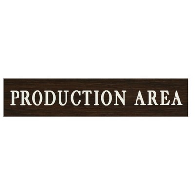 Engraved Plastic Sign - Horizontal, 12" x 4"