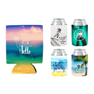 Free Shipping Sublimated Collapsible 12 oz can cooler
