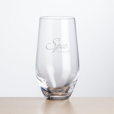 Reina Stemless Flute - 13.5oz - Deep Etch