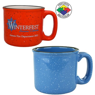 15 Oz. Hawaiian Blue Campfire Mug - Dishwasher Safe - Precision Spot Color