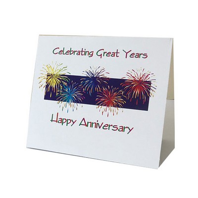 Anniversary (Work / Company) Desk Topper Tent Card