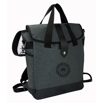 Elite Laptop/Tablet Vertical Messenger Backpack