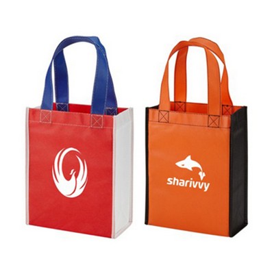Color Combination Non-Woven Gift Tote