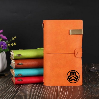 Refillable PU Leather Journal Travelers Notebook