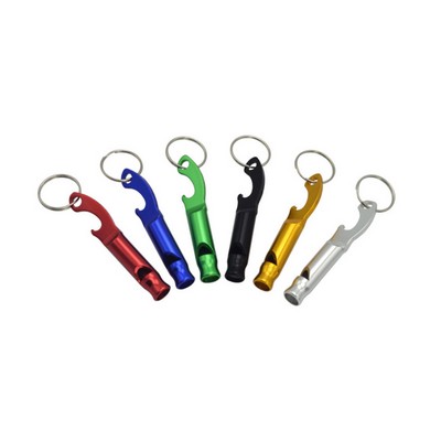2-in-1 Multi Function Emergency Whistle Bottle Opener
