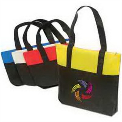 Q-Tees® Non-Woven Tote w/Zipper