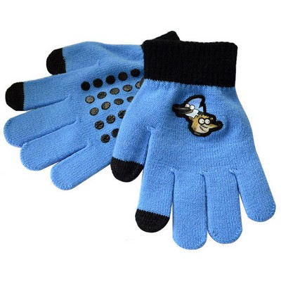 Kids Touchscreen Knit Gloves