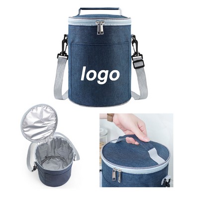 Barrel Shaped Tote Bag