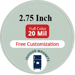 Magnet - 2.75" Diameter Circle - 20 Mil