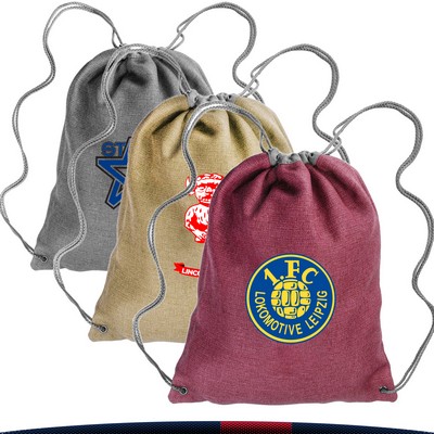 Linen Drawstring Backpacks